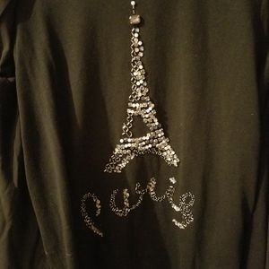 Chico's black tee- paris